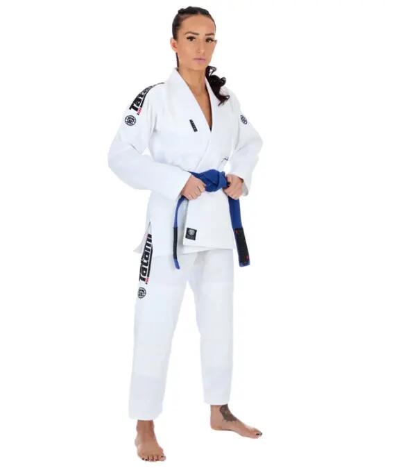 Kimono/Gi Tatami Feminino Elements Superlite Branco F1 4/7