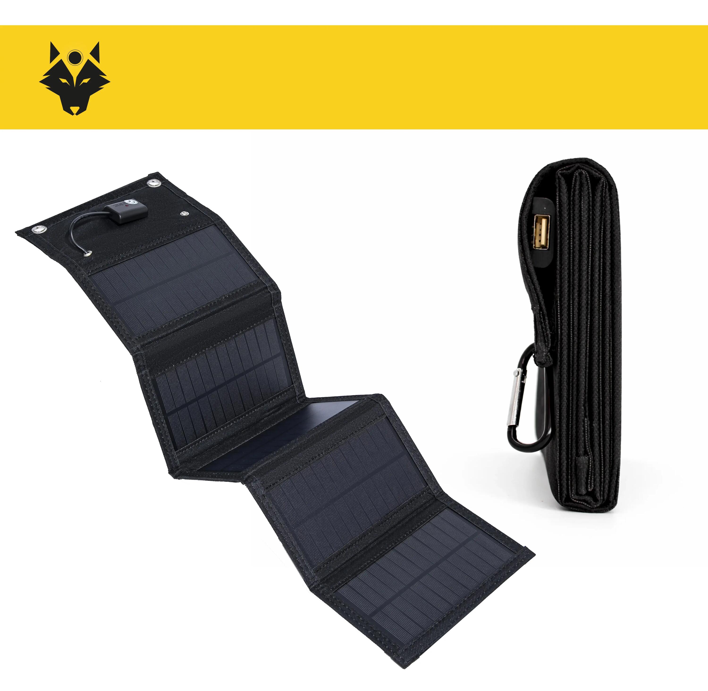 Kit énergie nomade 2 batteries externes + panneau solaire pliable 15 W 7/13