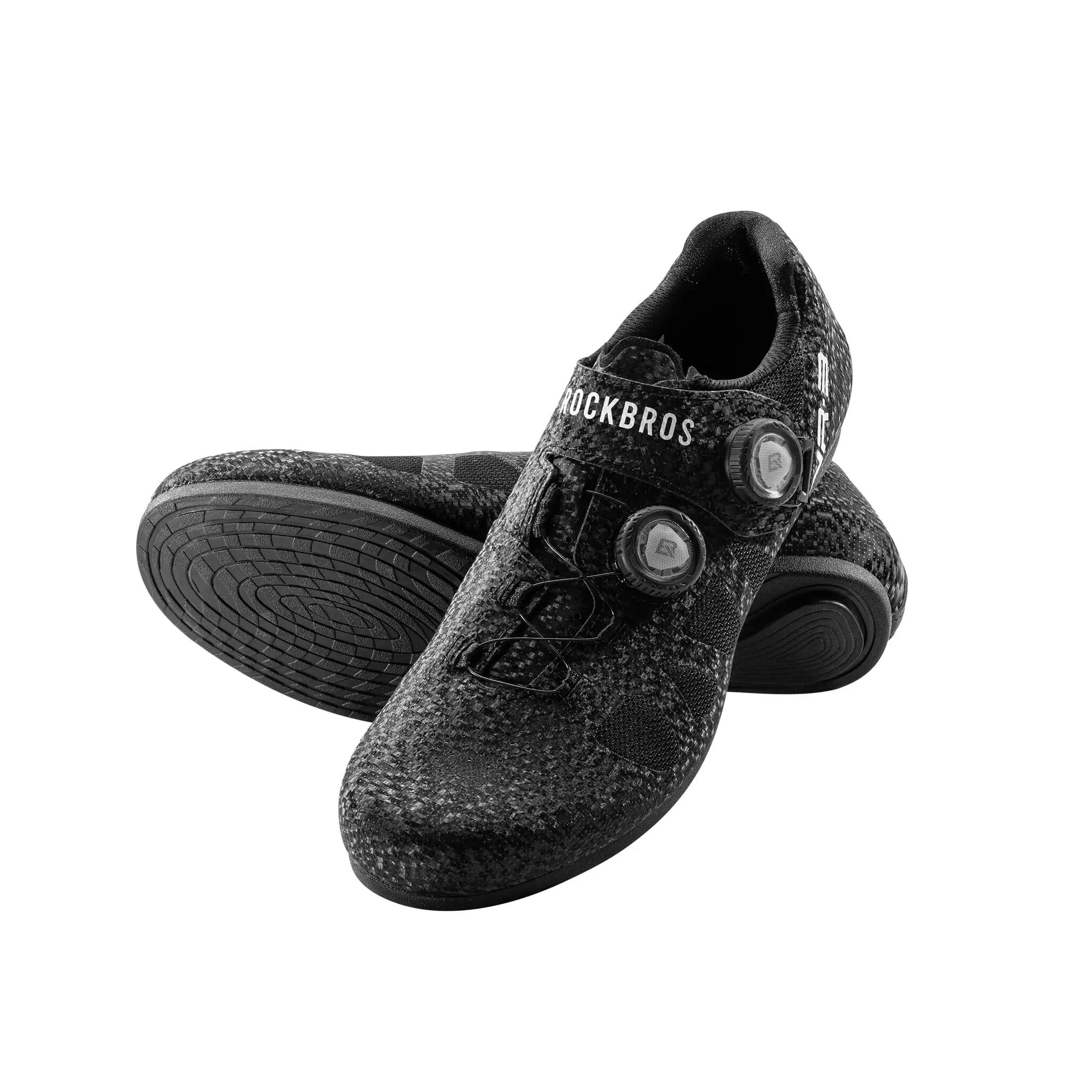 Sapatilhas de ciclismo com sistema de ajuste duplo para pedais planos ROCKBROS 2/4