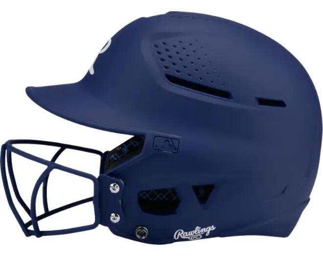 Rawlings RX2SBMATS Softball Reverse Helmet Adult Color Navy 5/7