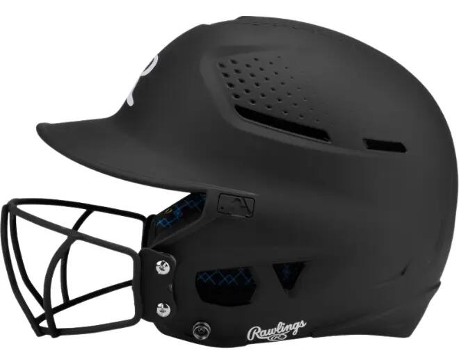 Rawlings RX2SBMATS Softball Reverse Helmet Adult Color Black 5/7