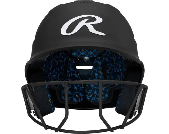 Rawlings RX2SBMATS Softball Reverse Helmet Adult Color Black 3/7