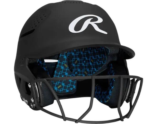 Rawlings RX2SBMATS Softball Reverse Helmet Adult Color Black 2/7