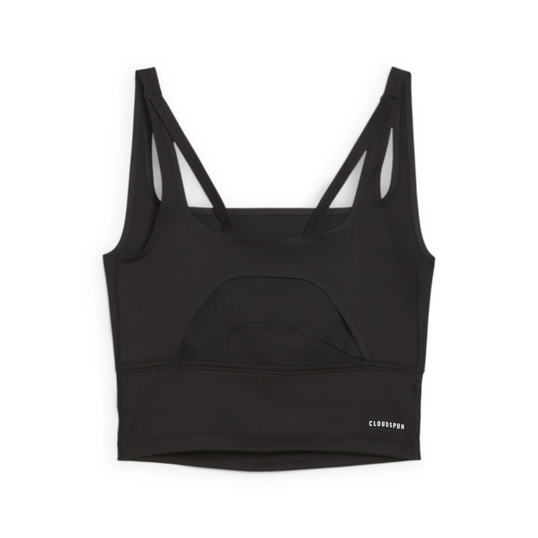 Top Puma STUDIO CLOUDSPUN RIB para mujer, negro, 52575401 r L 2/8