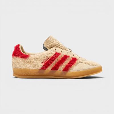 Scarpe adidas Gazelle Indoor Beige Rosso
