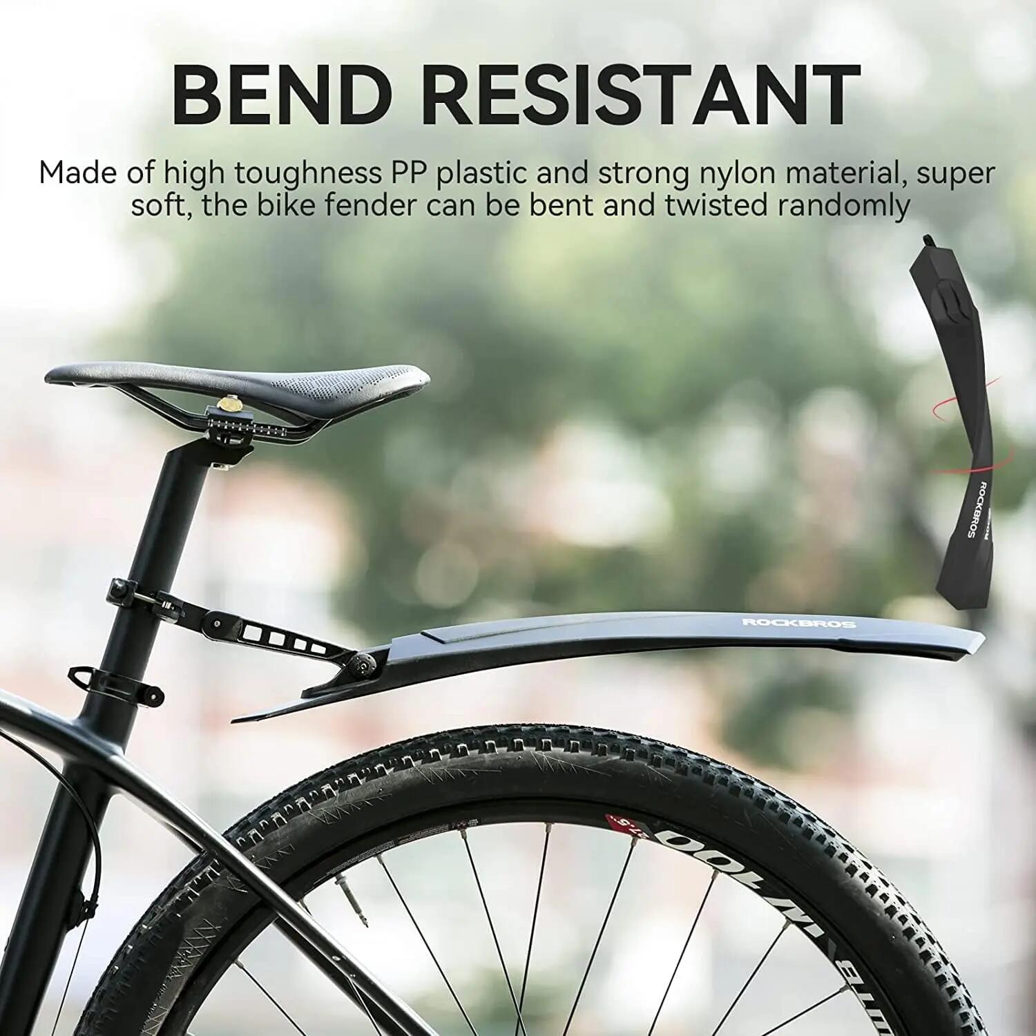 Fahrrad-Schutzblech Set vorne & hinten für 26 Zoll MTB – Spritzschutz 5/6