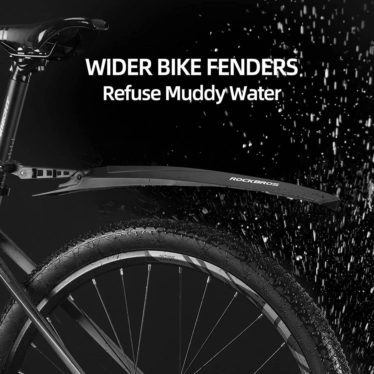 Fahrrad-Schutzblech Set vorne & hinten für 26 Zoll MTB – Spritzschutz 2/6