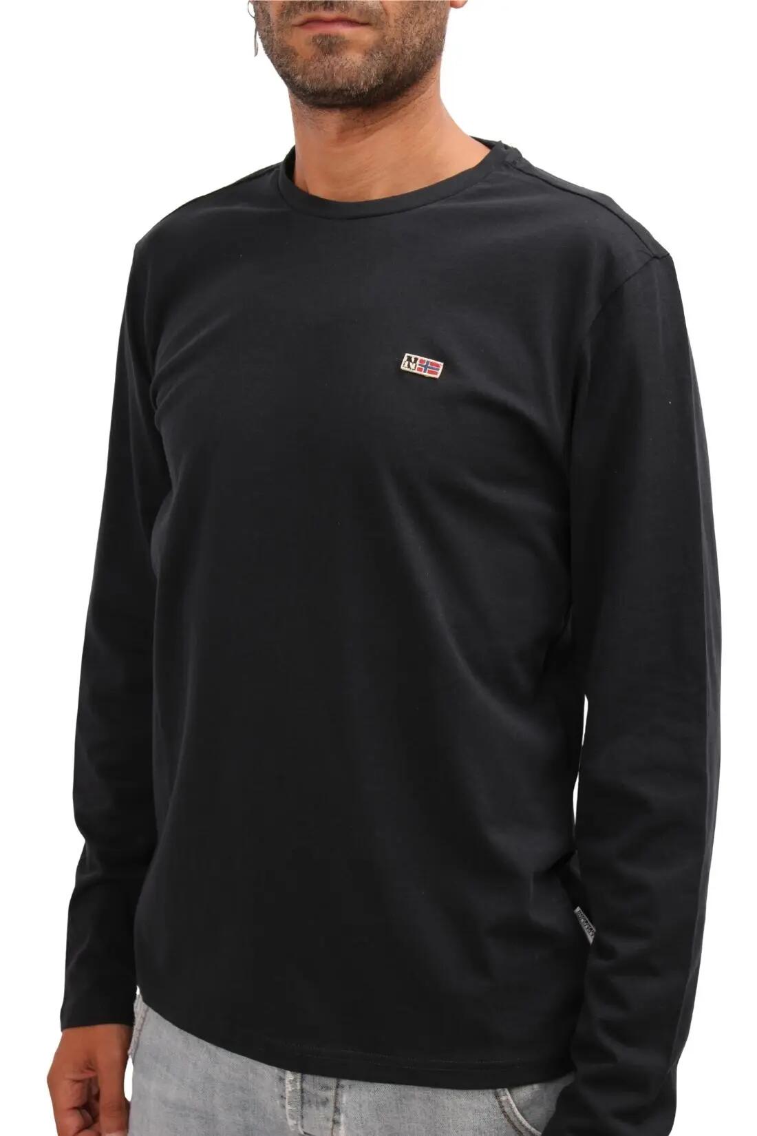 T-shirt - Casual - Men - Suri - Lange mouwen, regular fit - Wit 4/4
