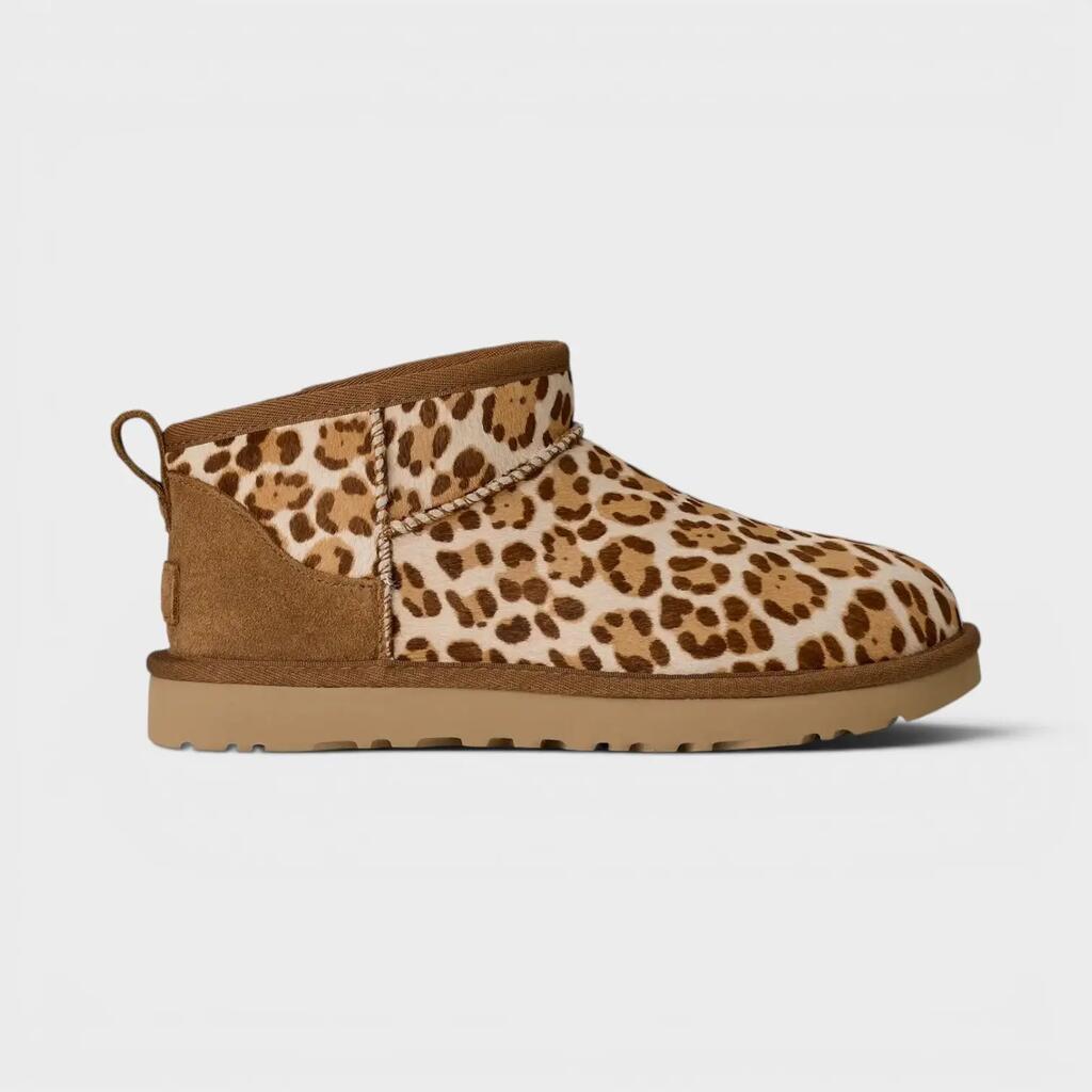 Classic Ultra Mini Plains Boot Felicity Leopard Jasmine