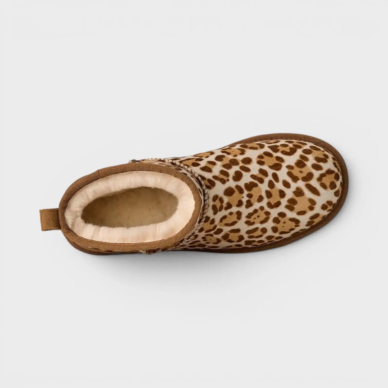 Classic Ultra Mini Plains Boot Felicity Leopard Jasmine 5/7
