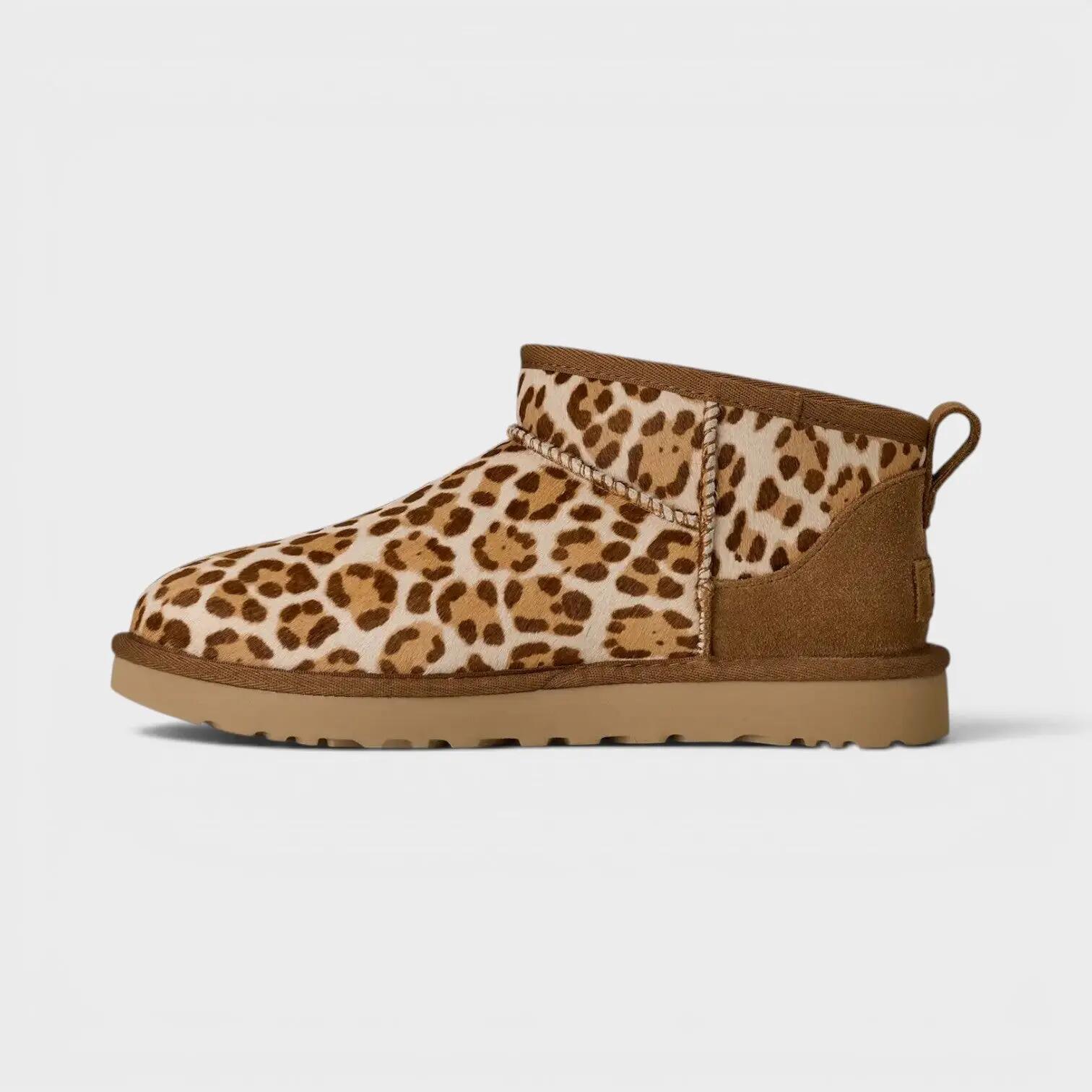 Classic Ultra Mini Plains Boot Felicity Leopard Jasmine 4/7