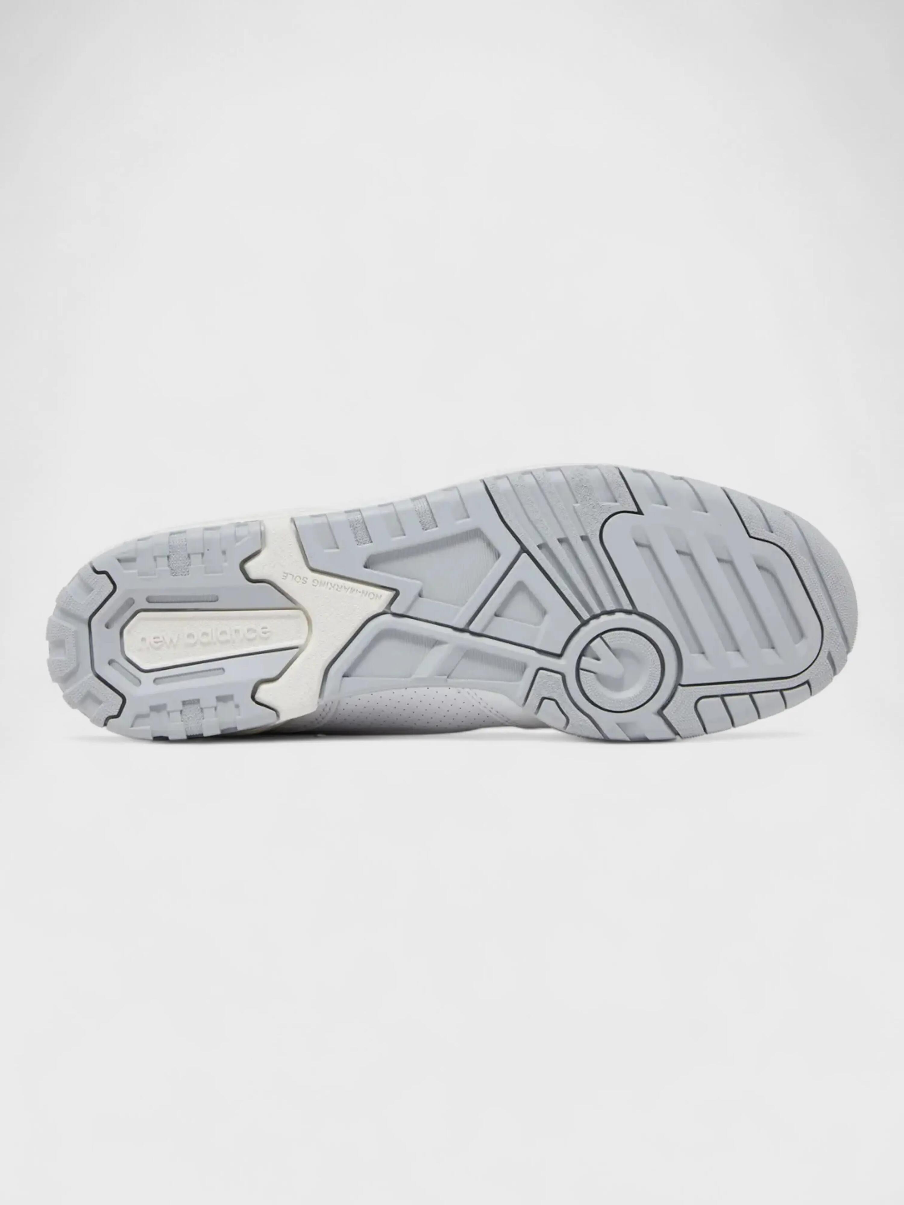 Męskie buty sportowe monochromatyczny design 650R WHITE 3/5