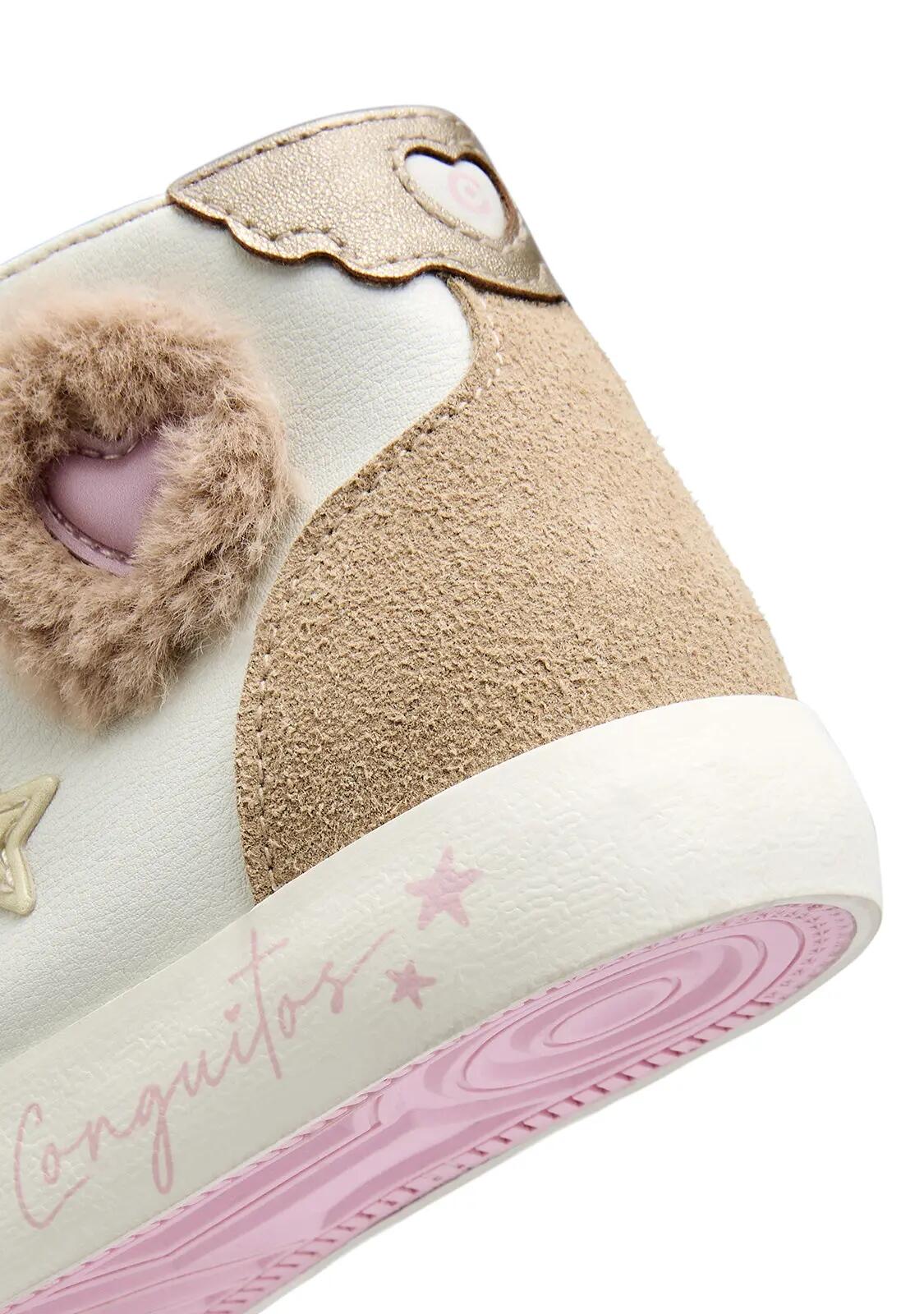 Zapatillas Conguitos Corazones Pelo 4/5
