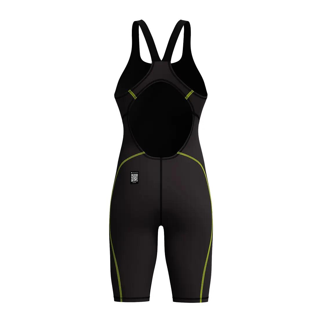 Strój startowy pływacki damski Speedo Fastskin HyperSpark OpenBack 3/4