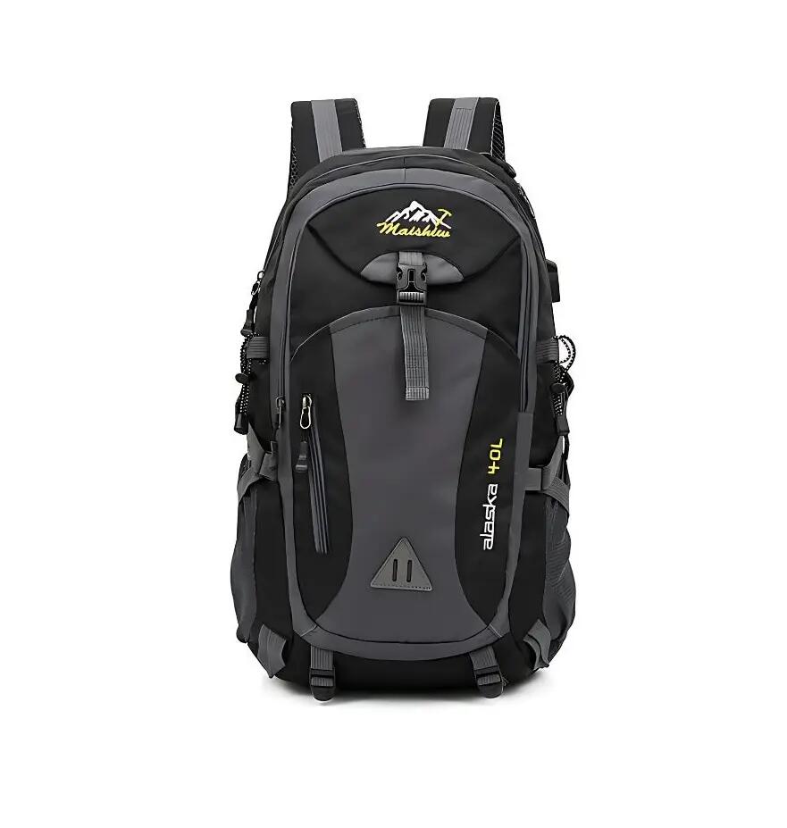 Zaino da trekking nero da 40 litri per escursionismo 8/9
