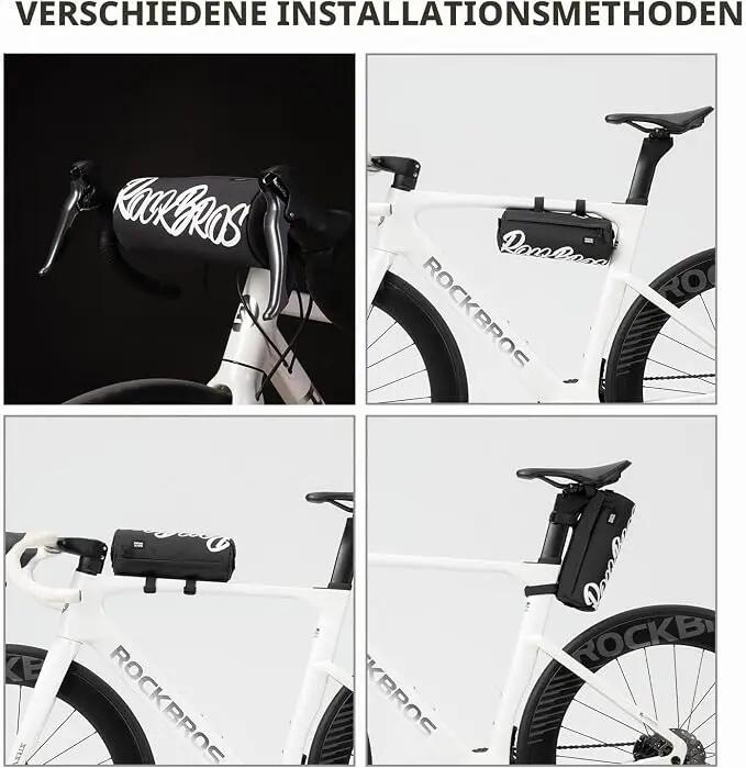 ROCKBROS Vorne Lenkertasche Fahrrad Universal Klein 6/7