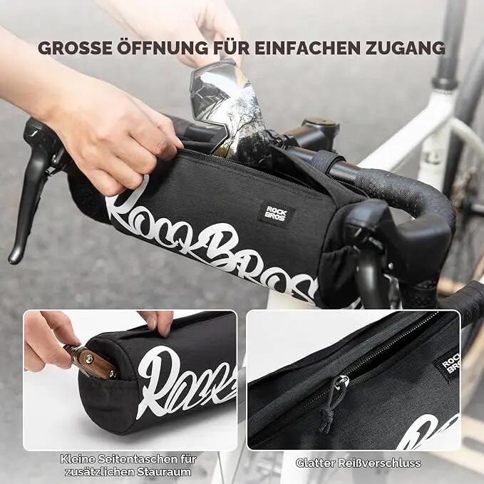 ROCKBROS Vorne Lenkertasche Fahrrad Universal Klein 4/7