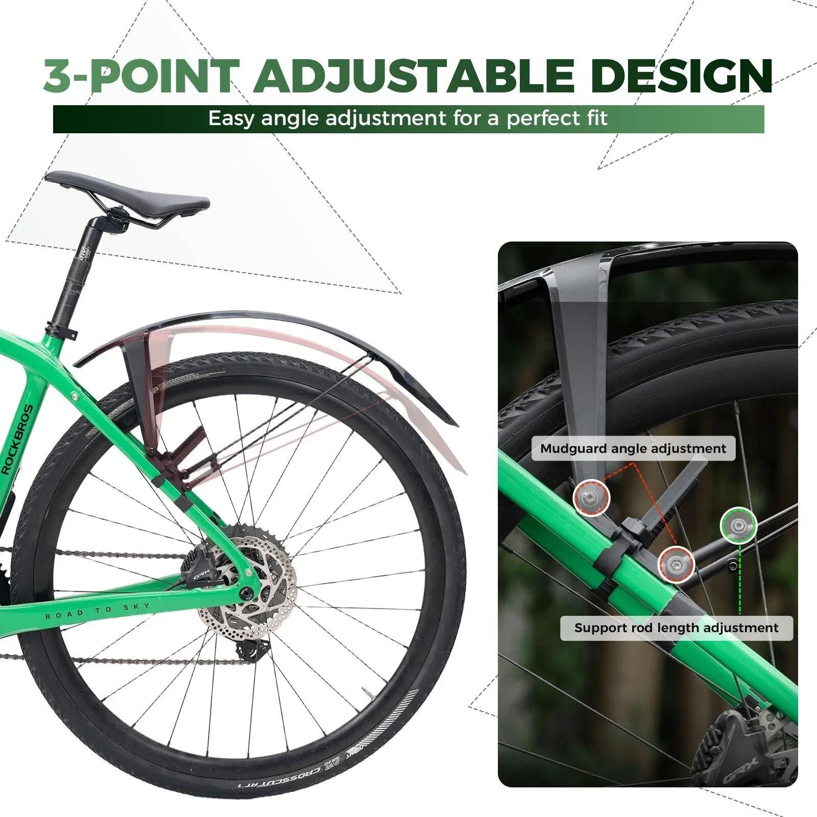 ROCKBROS Fahrradschutzblech Universal Schnell Demontag 4/8