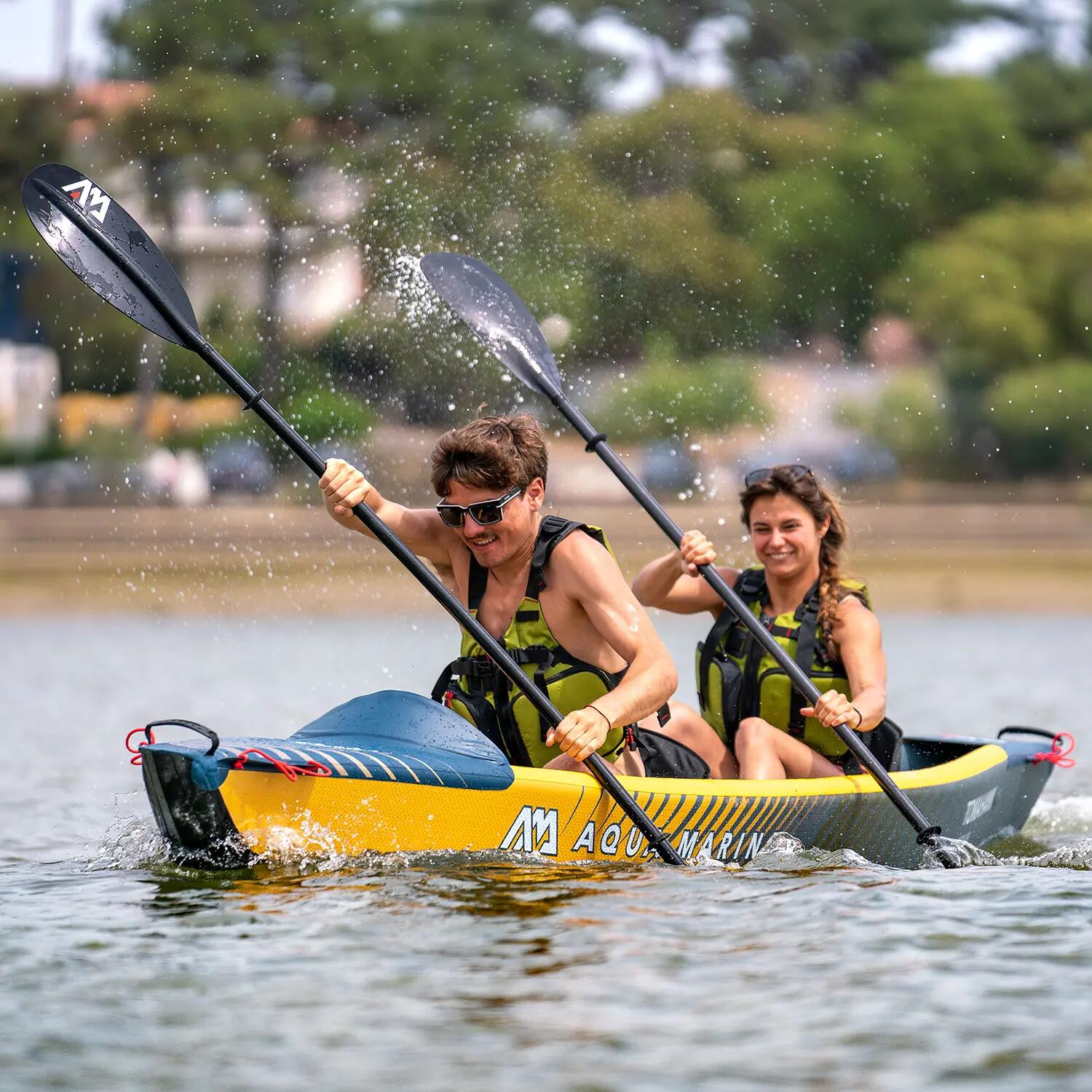 Kajak pompowany Aqua Marina Tomahawk Air-K440 + Pompka elektryczna EP-T16 7/11