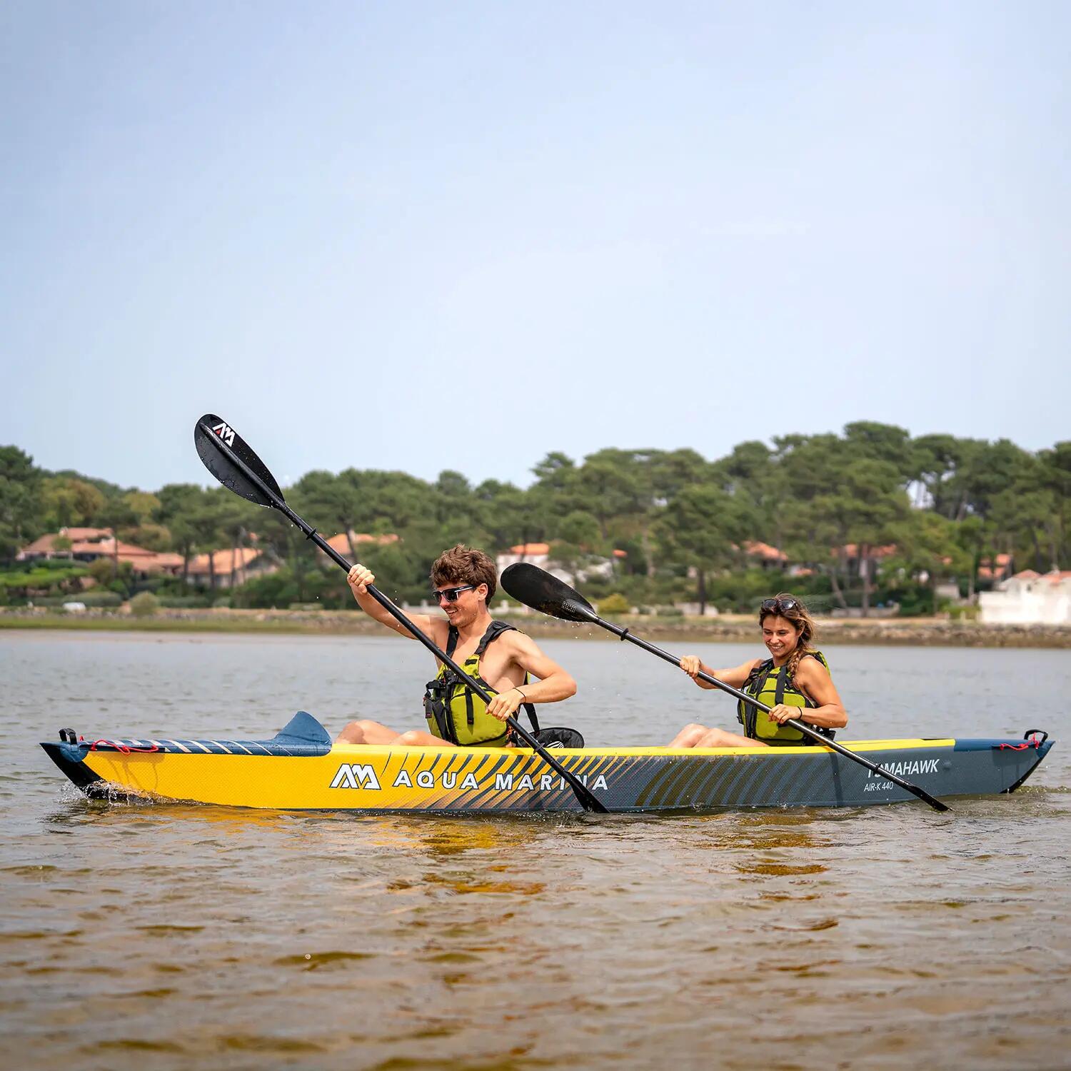 Kajak pompowany Aqua Marina Tomahawk Air-K440 + Pompka elektryczna EP-T16 6/11