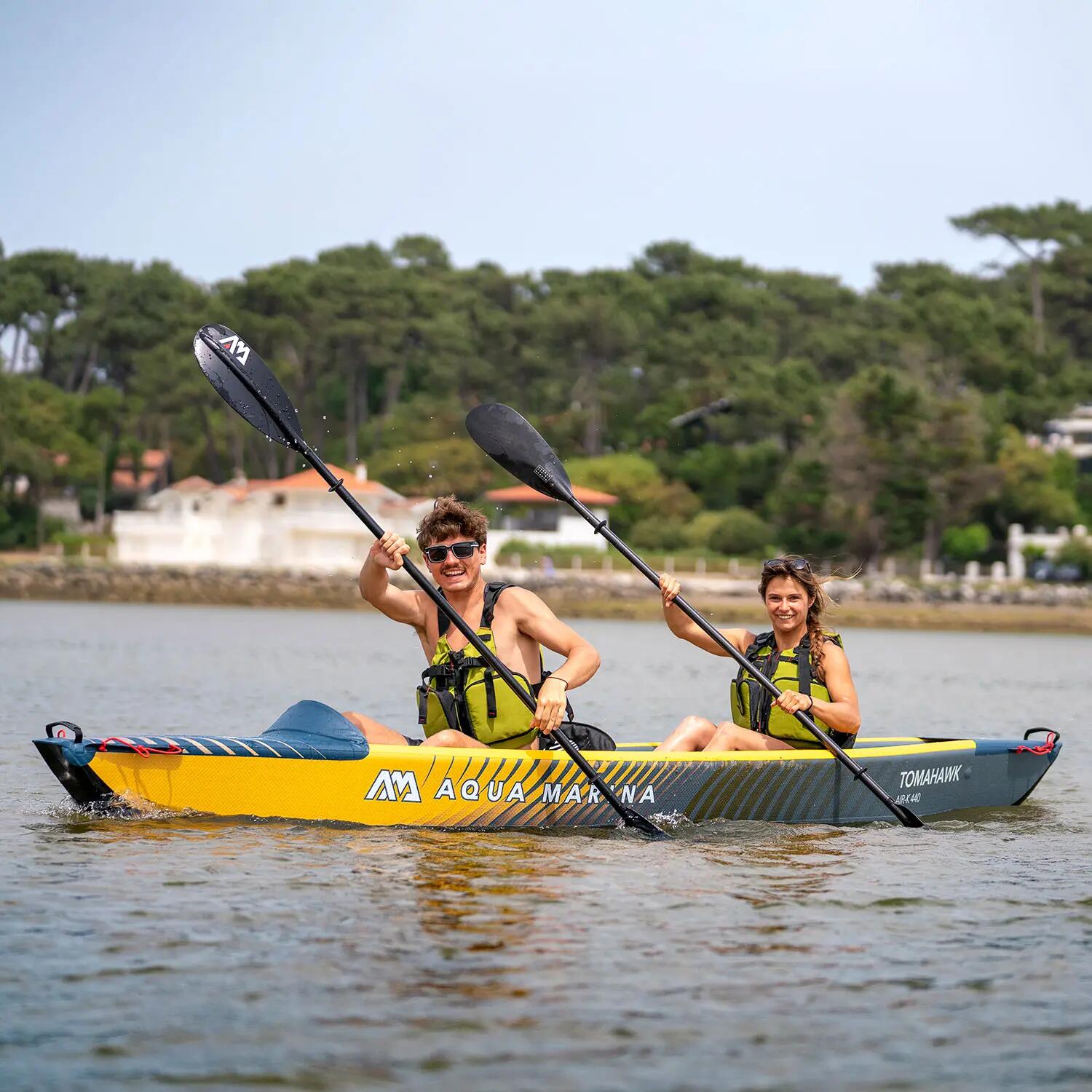 Kajak pompowany Aqua Marina Tomahawk Air-K440 + Pompka elektryczna EP-T16 5/11
