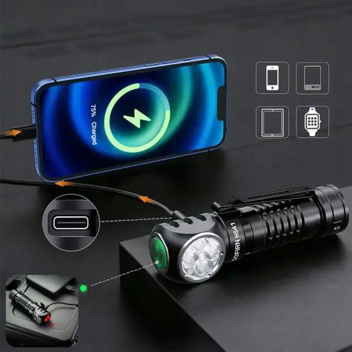 Latarka czołowa turystyczna Sofirn HS41 4000 lm powerbank IP68 6/7
