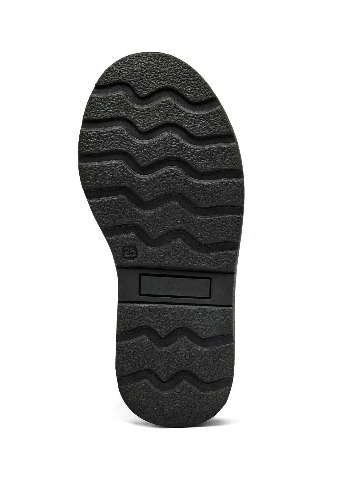 Botines De Niña Forro de Pelo 3/4