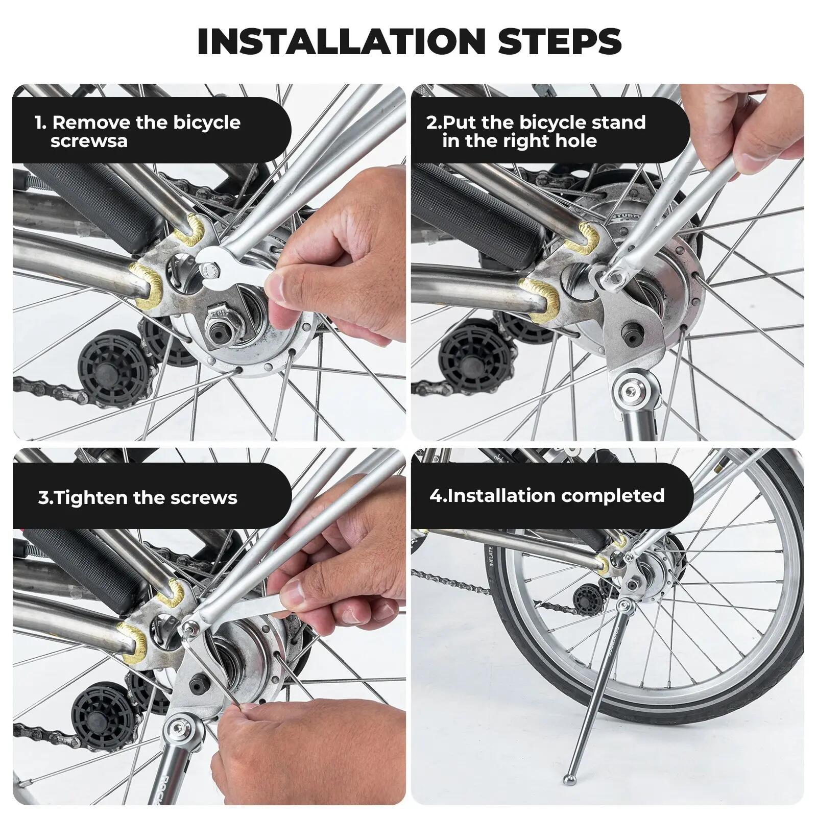 ROCKBROS Stabiler Fahrradständer mit Federmechanismus 6/6