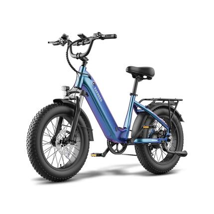 Elektrische fiets FAFREES F20 ROVER 48V15Ah 55-80km 25km/h Groen