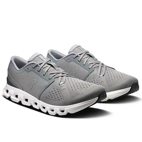Chaussures On Running cloud x 4 Blanc/Gris 2/6