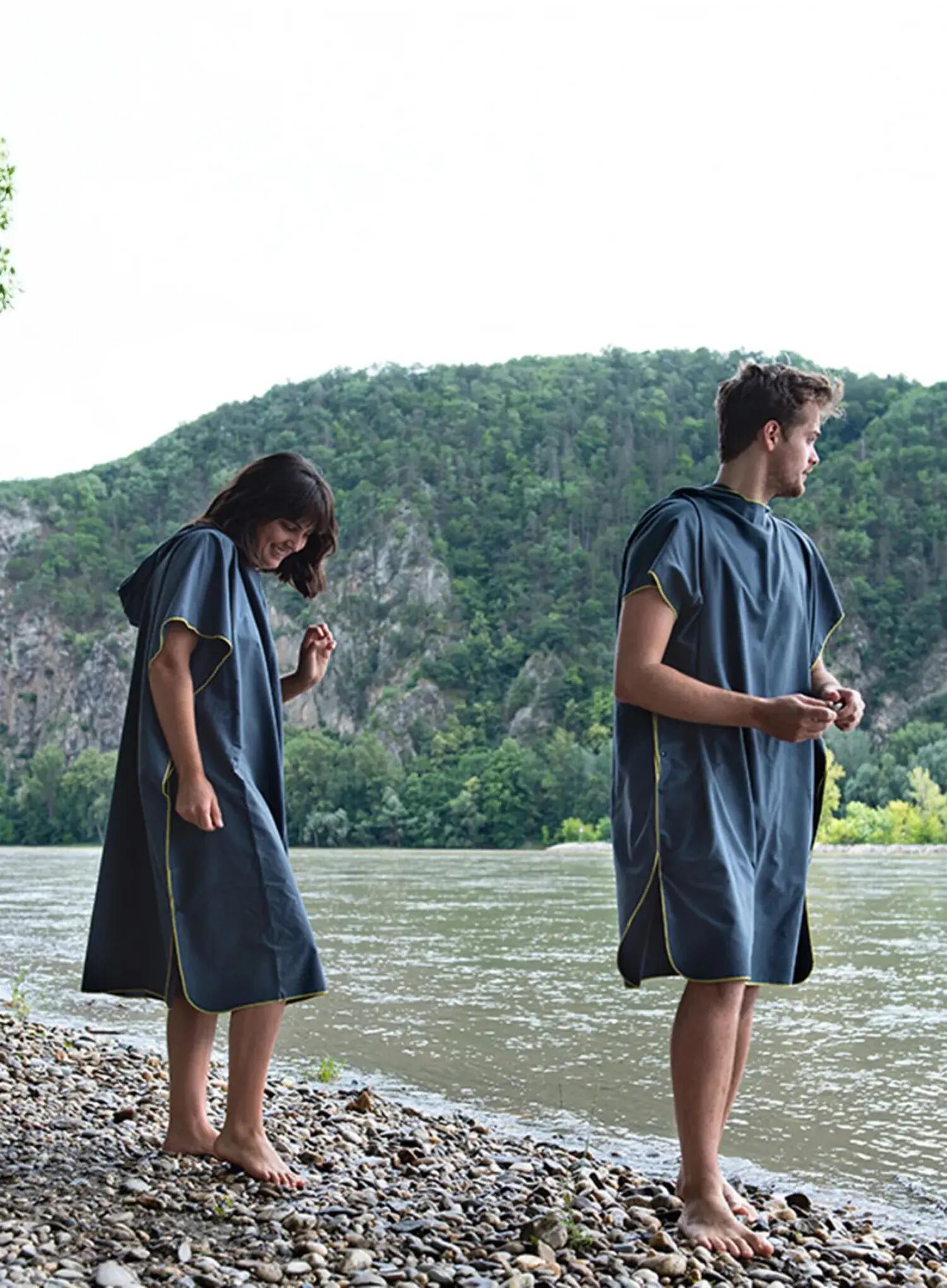 Ręcznik szybkoschnący Cocoon Microfiber Towel Poncho - Ultralight - anchor grey 5/6