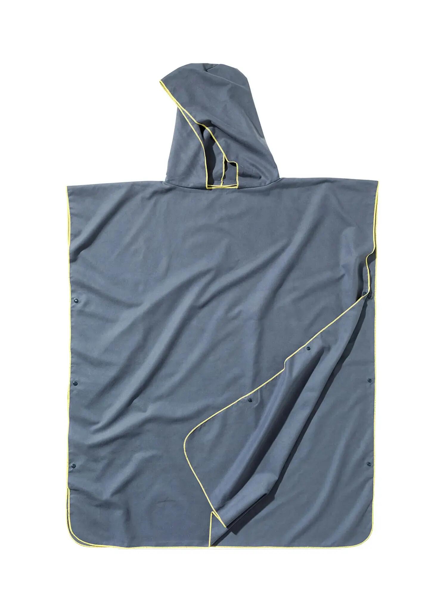 Ręcznik szybkoschnący Cocoon Microfiber Towel Poncho - Ultralight - anchor grey 3/6