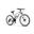 Bicicletă MTB cu suspensie integrala X6 21v Alb/Negru