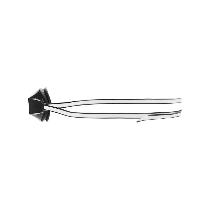 Ochelari înot TYR Black Ops 140 EV Racing - fumuriu/negru/alb | oglindă