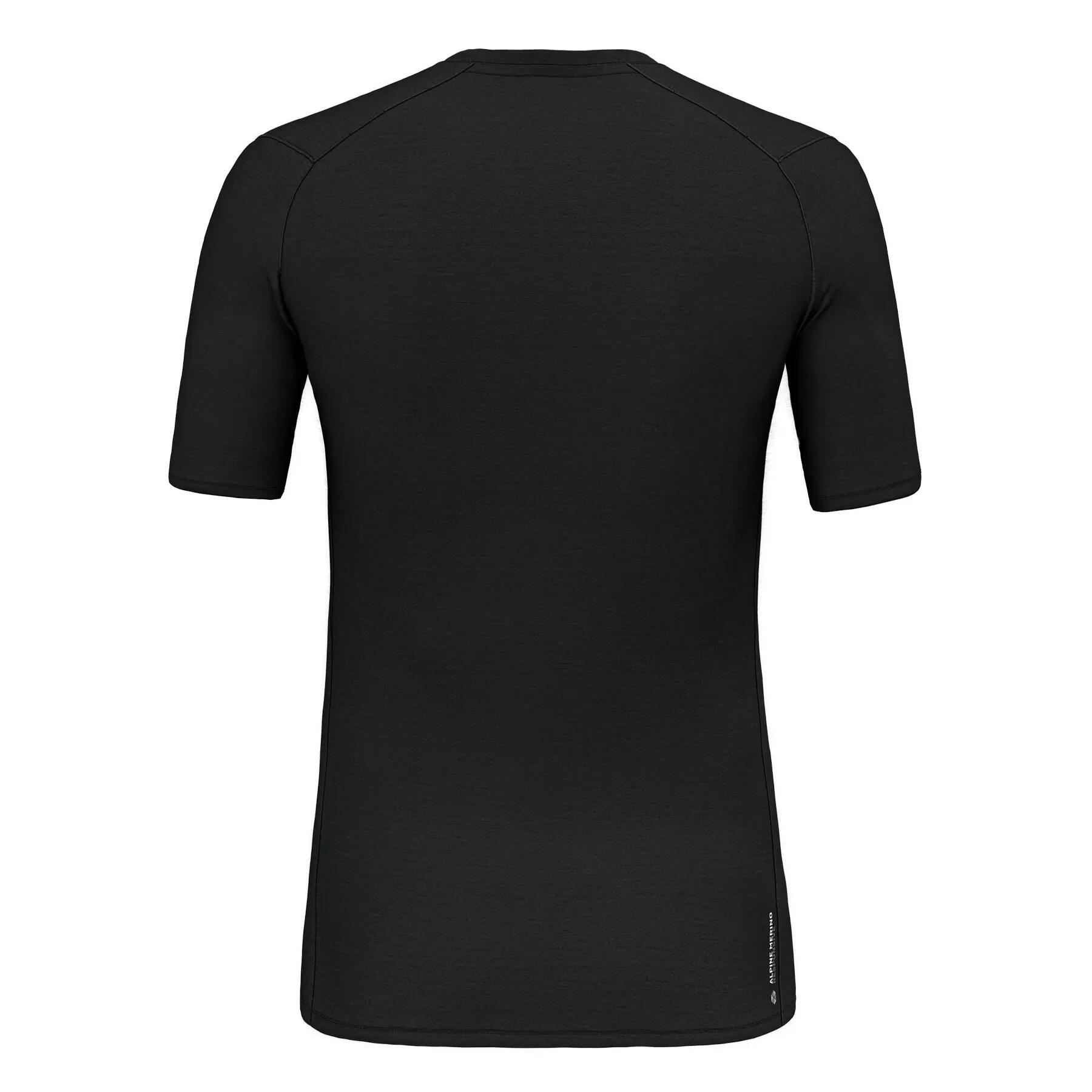 Camiseta masculina Salewa CRISTALLO WARM preta 00-0000028207_0911 r S 2/3