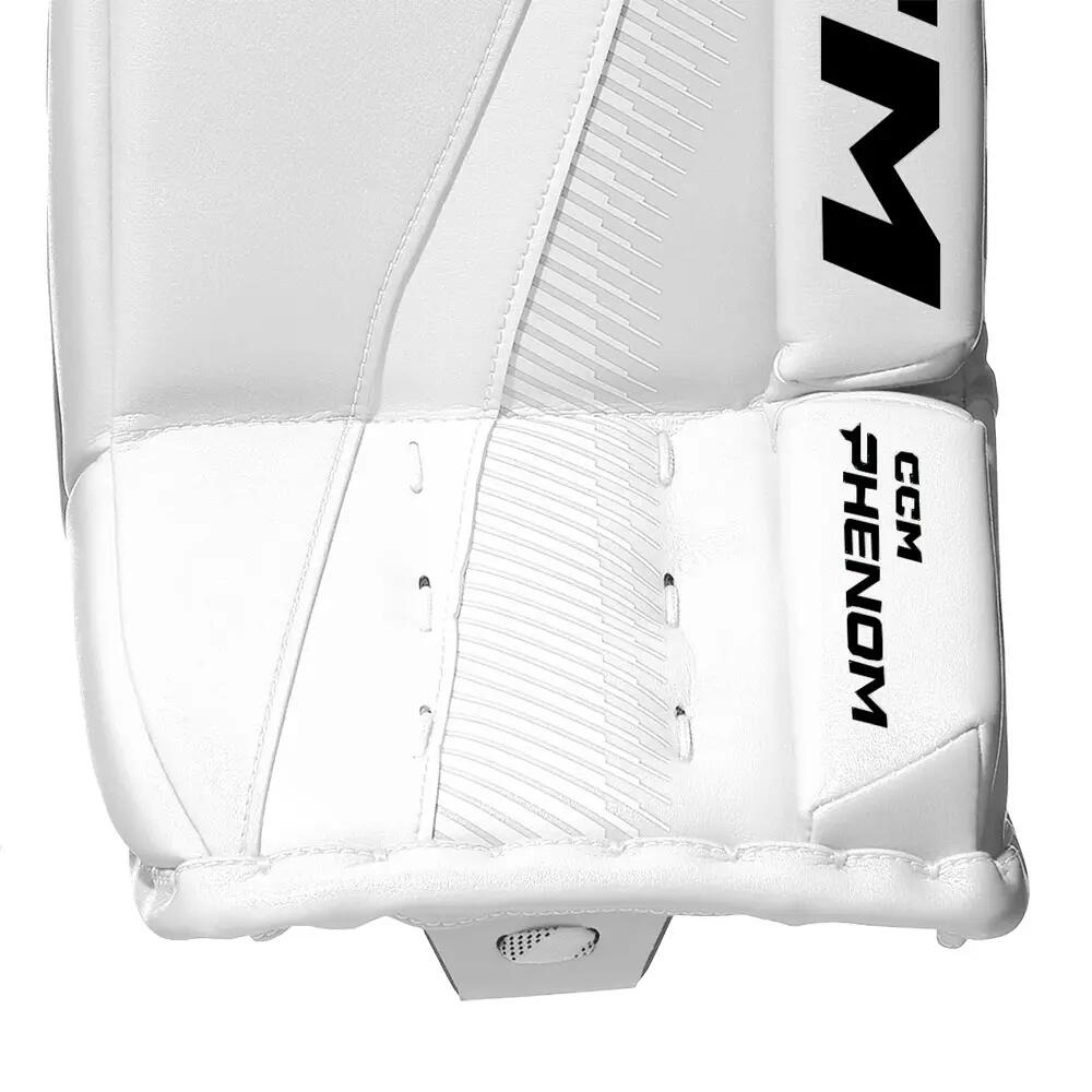 Phenom Goalie Leg Pads JR WHITE 30+3 2/4