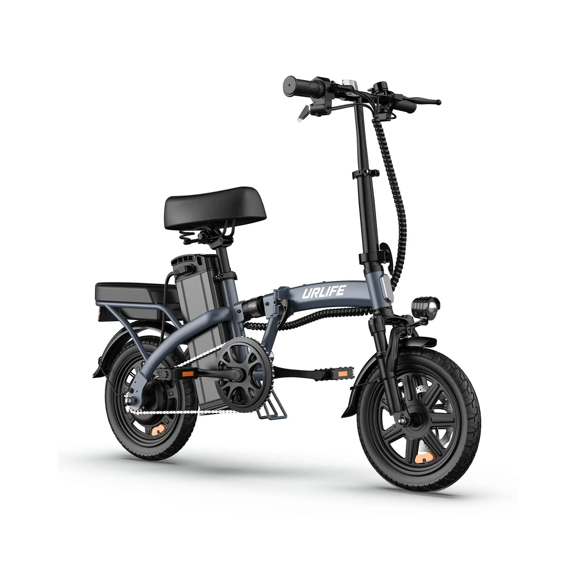 Skladací elektrický bicykel pre dospelých URLIFE F1L, batéria 48V7.5Ah 7/15