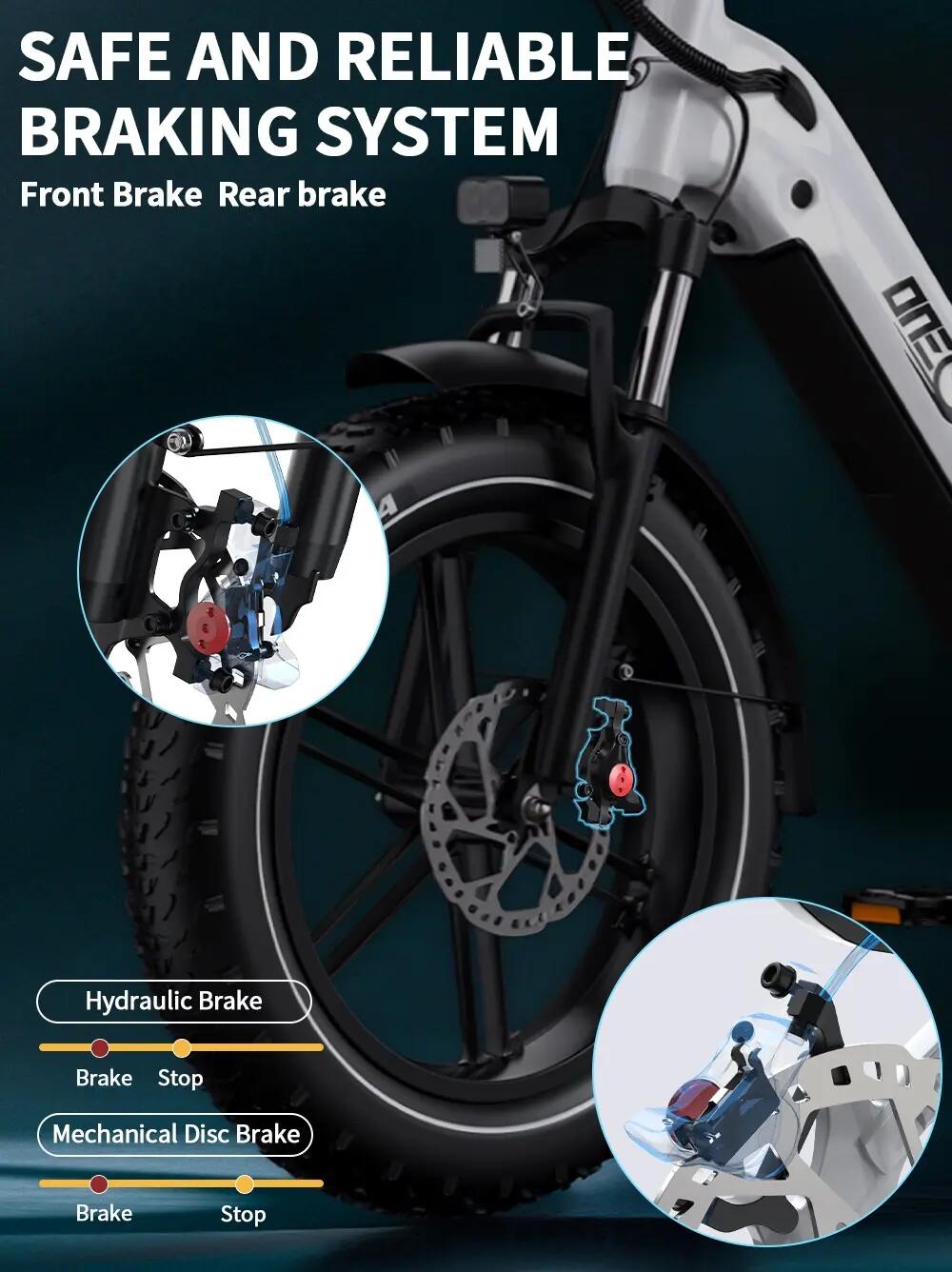 Bicicletta elettrica adulti OT08 48V18Ah 20 pollici Fat TT 11/11
