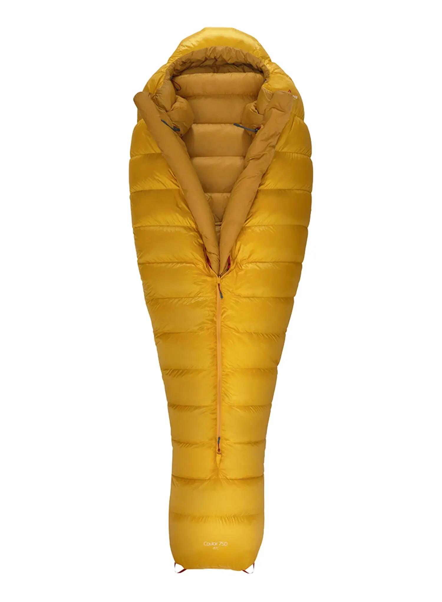Śpiwór puchowy Robens Couloir 750 (195 cm) - yellow 3/7