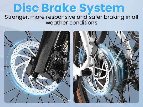 E-Bike K601 250W Motor, Rodas 20", Travões Disco, Bateria 36V 10.4Ah 8/10