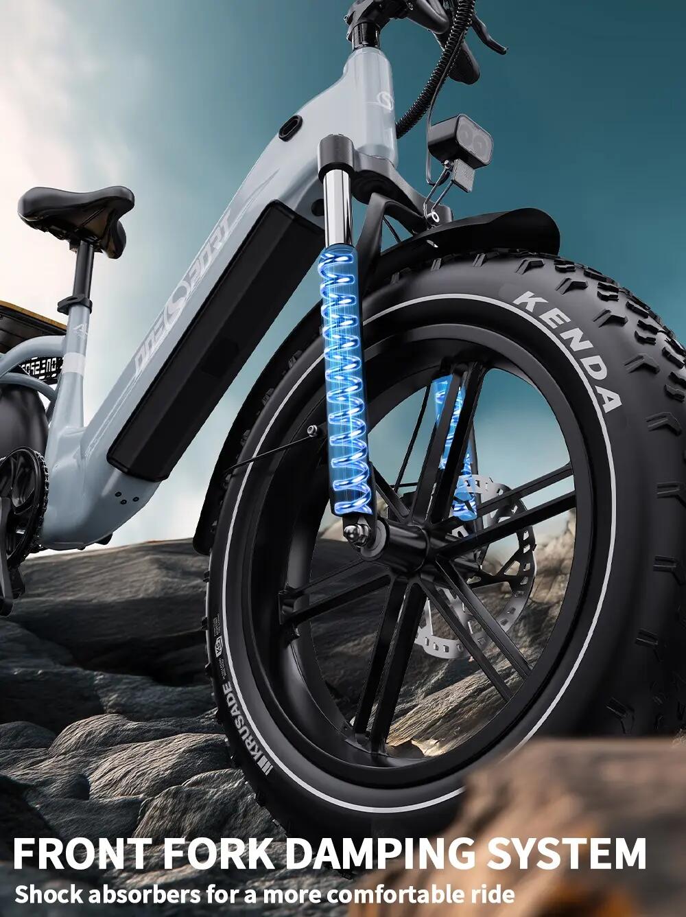 Bicicletta elettrica adulti OT08 48V18Ah 20 pollici Fat TT 10/11