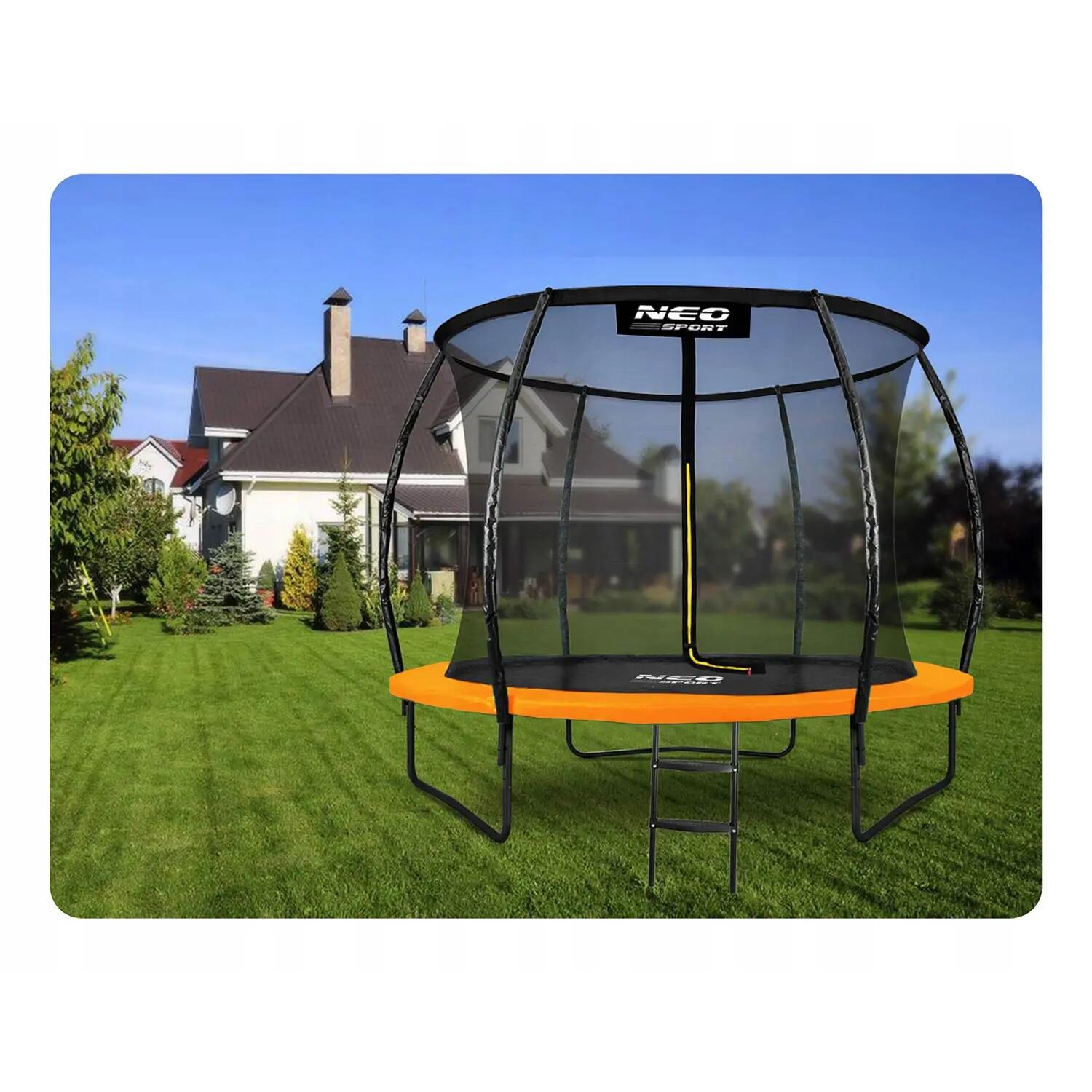 Drabinka do trampoliny C 183-252cm 6-8ft Neo-Sport 2-stopniowa 3/4