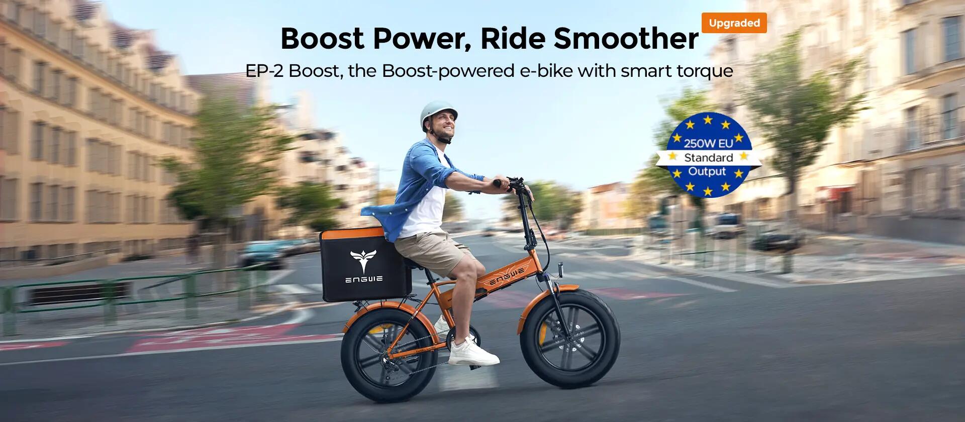 Vélo électrique pliant ENGWE EP-2 BOOST 48 V 13 Ah, pneus larges 20", autonomie 8/15