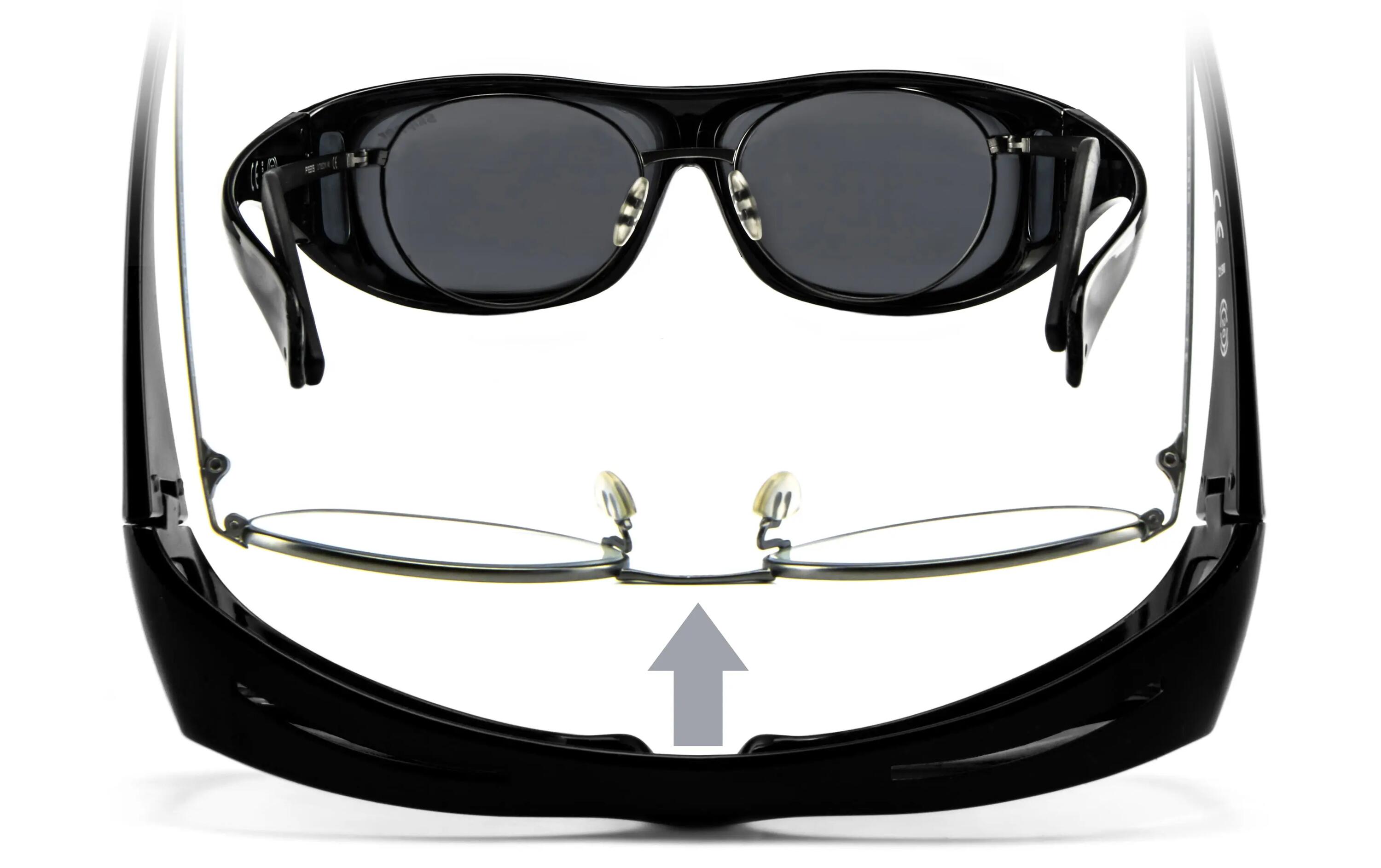 Überbrille für Brillenträger | Skipper 14.0 | smoke | Überbrille | beschlagfrei 5/7