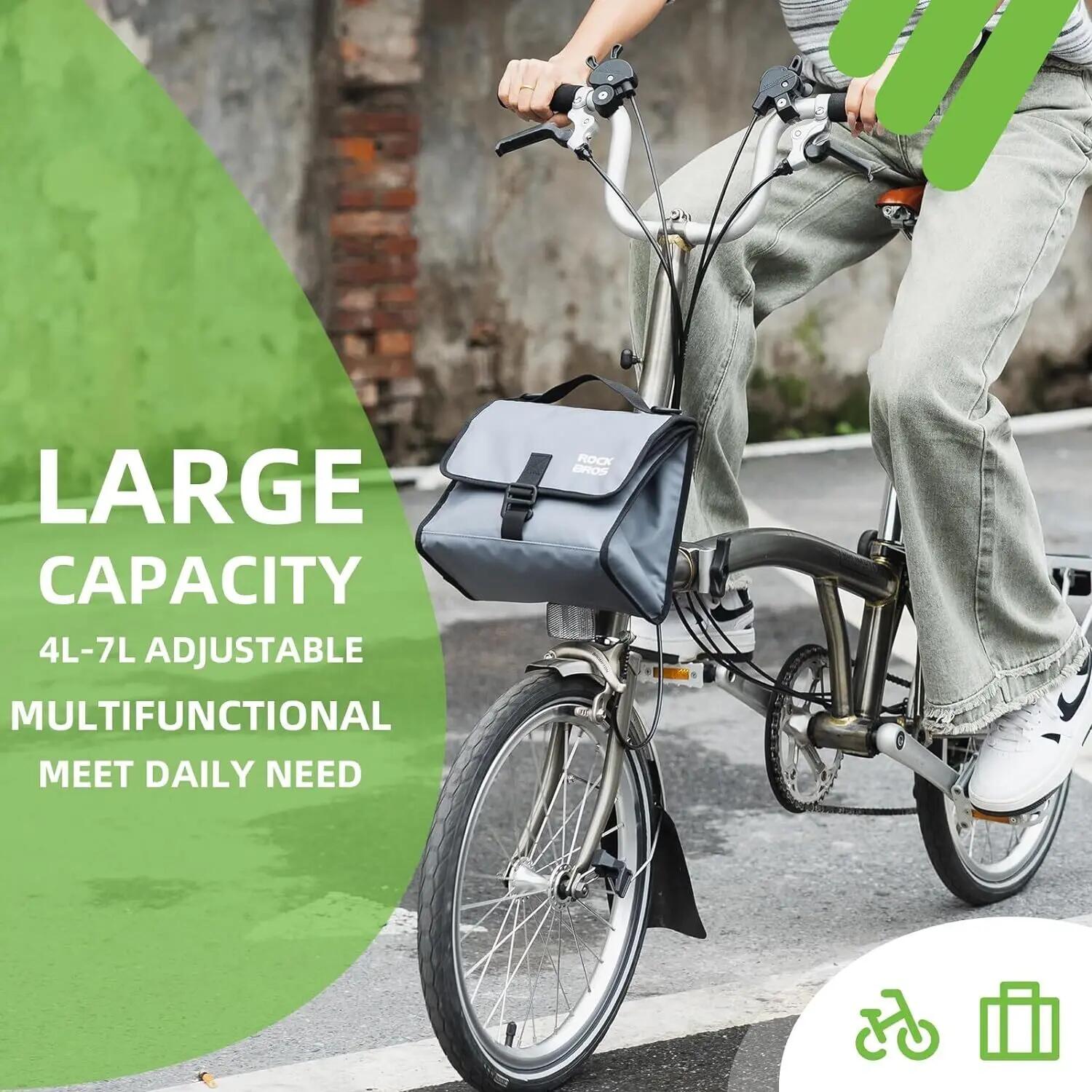 ROCKBROS Fahrrad Vordertasche für Brompton-Faltrad 6/6