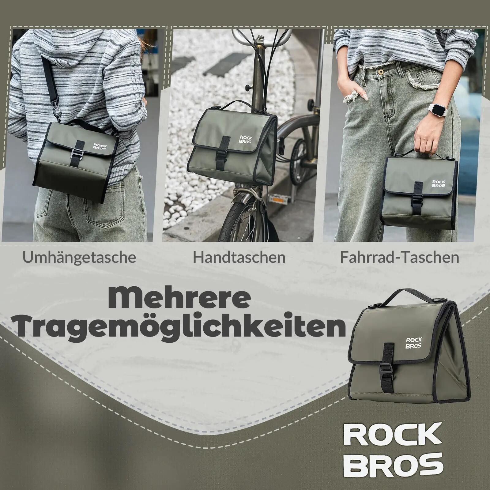 ROCKBROS Fahrrad Vordertasche für Brompton-Faltrad 3/6
