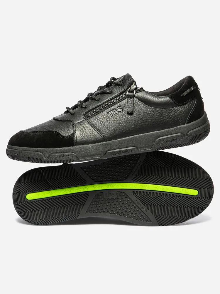 Baskets zippées - sport - Homme - Lacets et zip - GEDEZIP - Noir 4/5