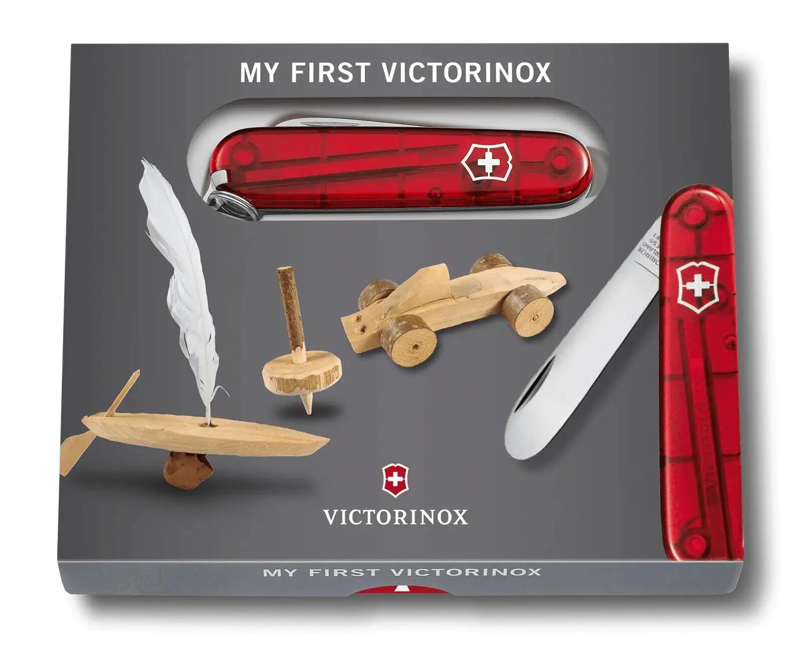 Briceag multifunctional - 9 functii - My First Victorinox - roz 4/5
