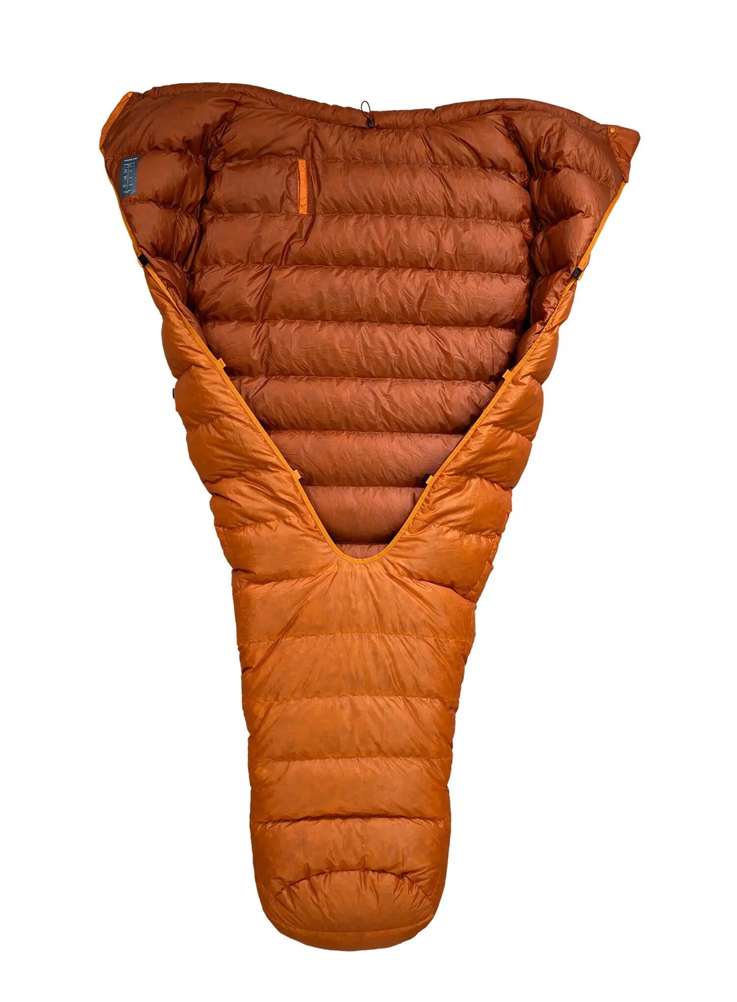 Śpiwór puchowy Robens Scoria Quilt UL -6C Long (195 cm) - orange 2/7