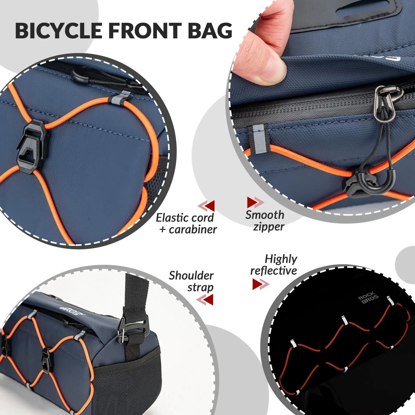 ROCKBROS Fahrrad Lenkertasche Fahrradtaschen 5/6